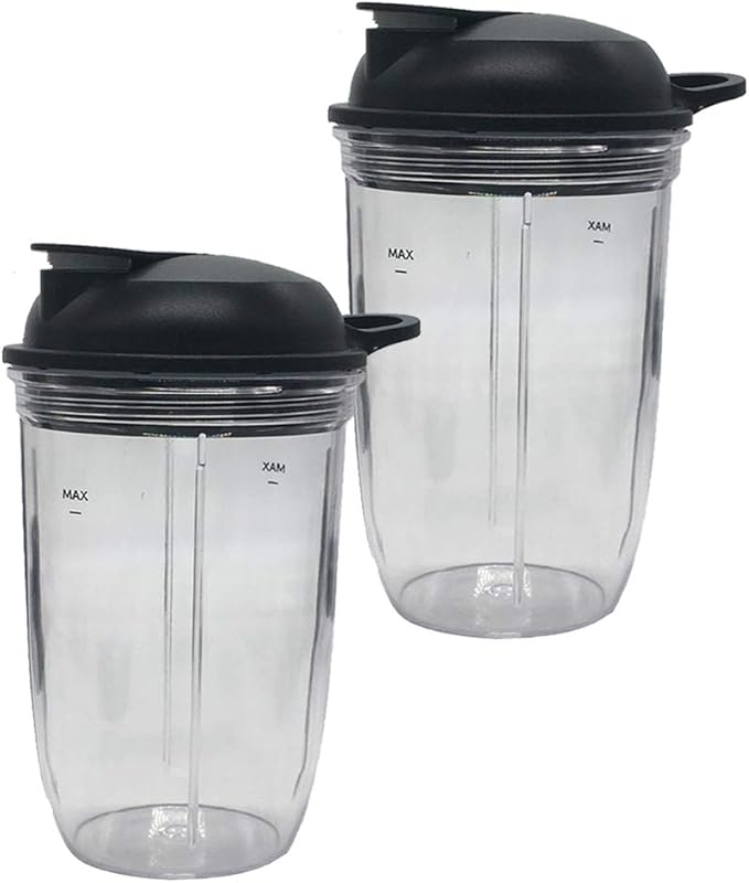 Blender Combo Easy Twist Extractor Blade with 2pcs Juicer personal jar 18oz cup with to go lid,Compatible with nutribullet Full-Size Blender Combo 1200W:NBF50500/NBF50500IN/NBF50500AK/NBF50500AW