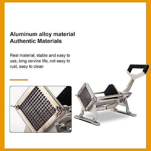 French Fry Cutter, Stainless Steel Replacement Blade Assembly and Pusher Block for Commercial French Fry Cutter, Vegetable Carrot and Potato, Easy to (9mm) - Image 2