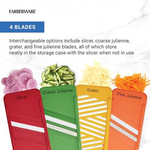 Farberware Pro Mandoline Slicer 4 Blades Storage Case - Image 4