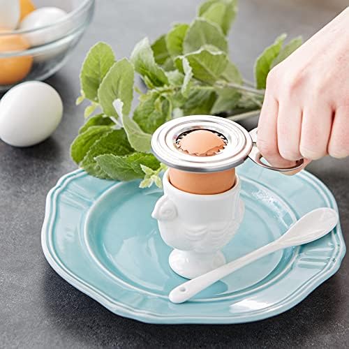RSVP International Endurance Kitchen Tool Collection Durable & Easy to Clean, Dishwasher Safe, Egg Topper, Stainless Steel - Image 4