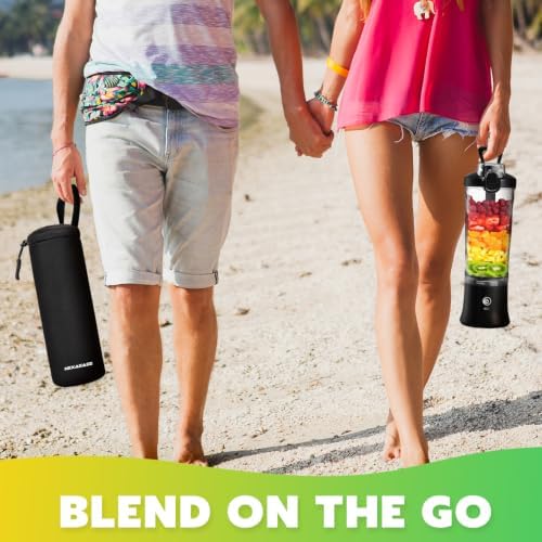 Portable Blender Personal Juicer for Shakes Smoothies with Insulated Sleeve