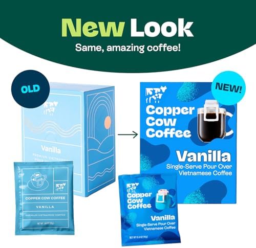 Vanilla, Vietnamese Pour Over, Dark Roast 24 Single Serve