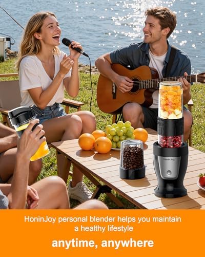 Smoothie Blender and Grinder Combo, 10-Piece Blenders Shakes