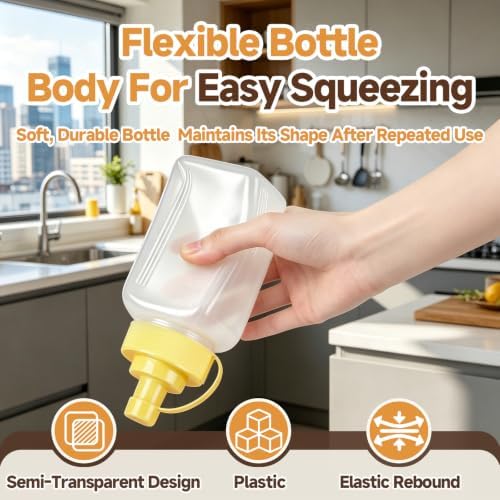 Cold Foam Squeeze Bottles, Easy Squeeze And Dispense, 12 Oz, 2 Pack - Image 3