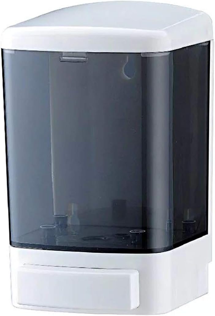 Manual Soap Dispenser Kitchen Bathroom Wall Mounted Commercial Soap Dispenser for Liquid Containers Shampoo Gel Chamber Plastic - (33.8 oz) 1000ml
