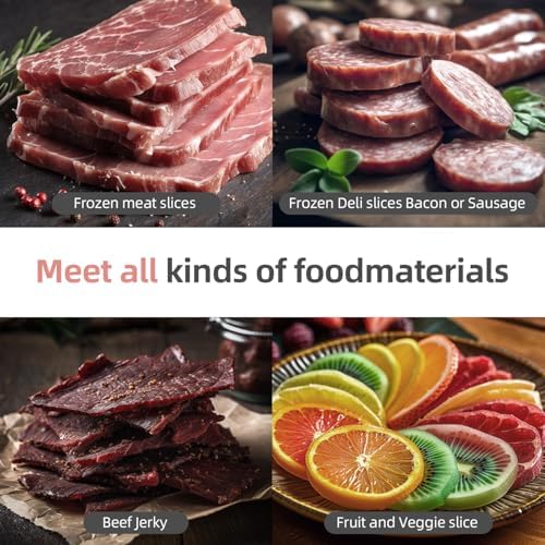 Manual Frozen Meat Slicer for Hot Pot, Upgraded Stainless Steel Meat Cutter for Beef Mutton Pork Roll, Food Slicer Machine for Shabu Shabu, BBQ, Sandwiches, KBBQ Home Cooking - Image 5