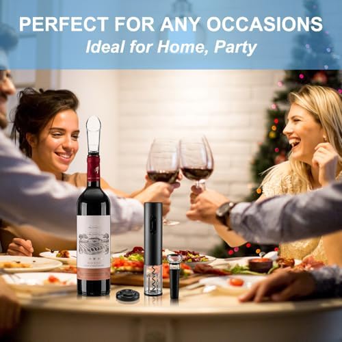 Electric Automatic Wine Bottle Opener Set, Rechargeable Wine Opener Set