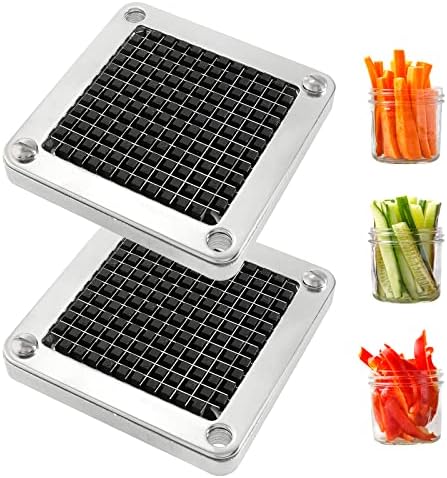 Chopper Blade 1/4" Inch Commercial Vegetable Dicer Blades, 2 Pack