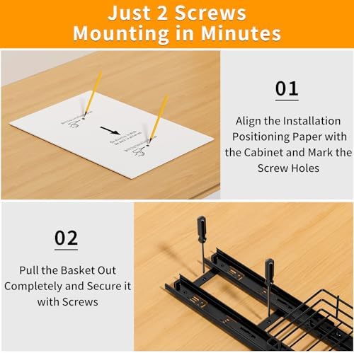 Pull Out Spice Rack Organizer, 1 Tier,4.5" Wx10.5 Dx2.5 H