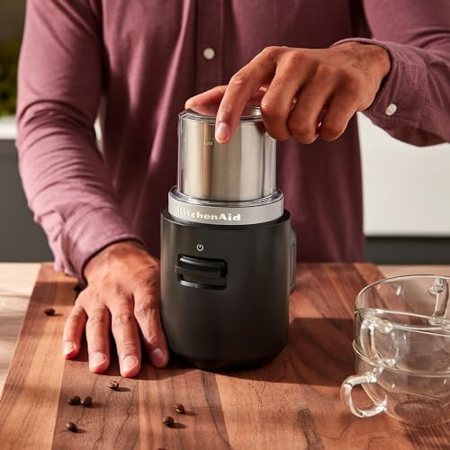 KitchenAid Go Cordless Blade Grinder - Battery Included, Black Matte - Image 5