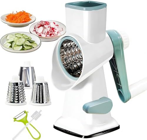 Cheese Grater Rotary Cheese Grater,Versatile Cheese Shredder