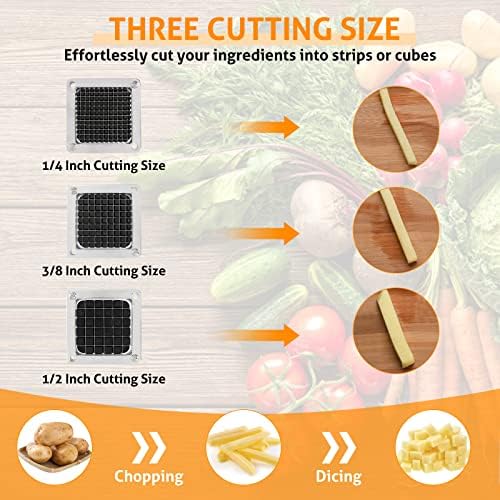 Chopper Blade 1/4" Inch Commercial Vegetable Dicer Blades, 2 Pack