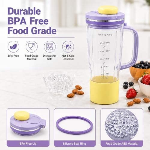 26oz Replacement Cup with Lid for Ninja BlendBOSS Personal Blender - Image 3