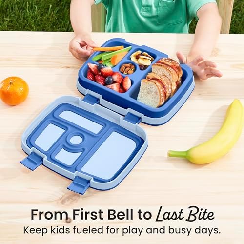 Kids Bento-Style 5-Compartment Leak-Proof Lunch Box