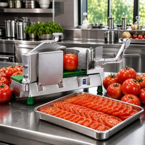 Restaurantware Aluminum Tomato Slicer, 3/16 In Stainless Steel Blades, 1 Ct - Image 4