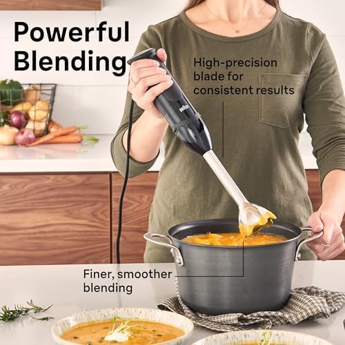 Braun MQ5025 Hand Blender Multiquick Vario, MQ5025, Black - Image 4