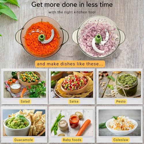 Brieftons Express 8.5-Cup Large Manual Vegetable Chopper and Veggie Cutter - Image 2