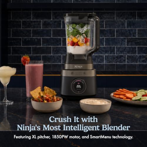 Ninja CrushBOSS Intelligent Blender, 1850PW, XL 72-oz, Onyx, LB201BK - Image 2