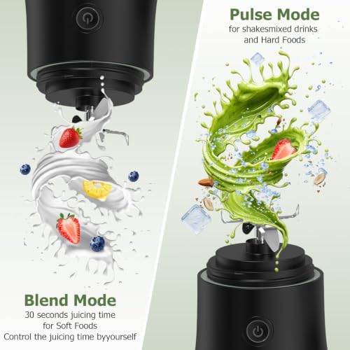 CC Store Portable Blender 20 Oz with USB-C Rechargeable Design, Black - Image 4