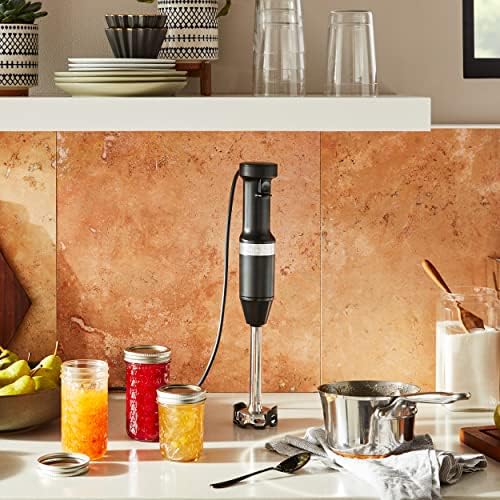 KitchenAid Variable Speed Corded Hand Blender, KHBV53, Matte Black - Image 5