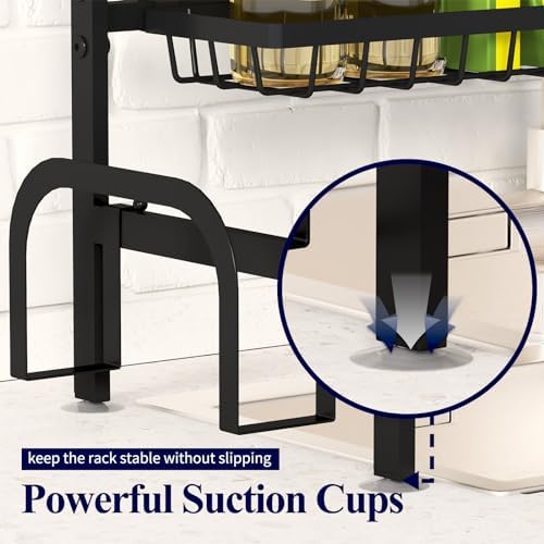 Adjustable Over The Sink Dish Drying Rack, 26.8" -33.9"x21.5"