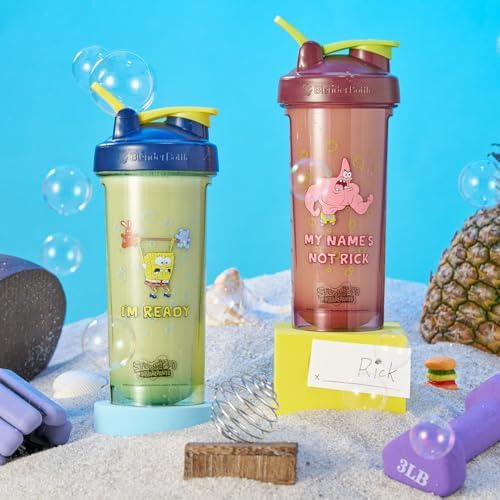 BlenderBottle SpongeBob ProSeries Tritan Shaker Bottle 28 oz Red - Image 5