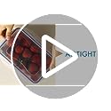 LOCK & LOCK Easy Essentials Food Storage lids/Airtight containers, BPA Free, 54 Ounce, Clear