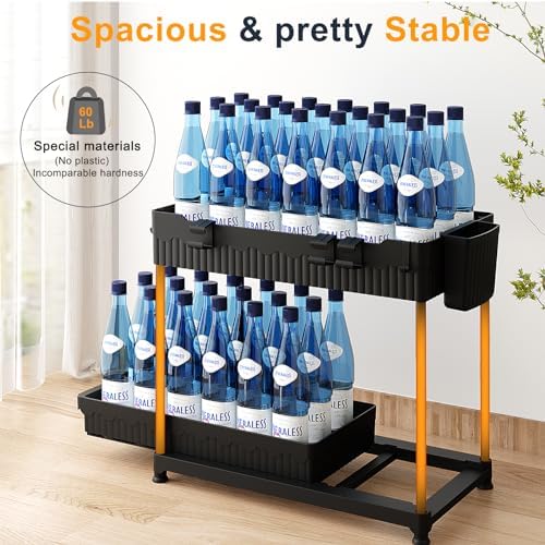 3-Pack 2-Tier Under Sink Organizers with Sliding Drawers