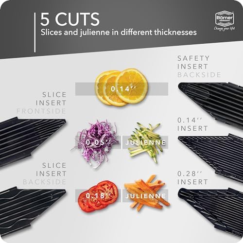Borner V6 Stainless Steel Mandoline V-Slicer
