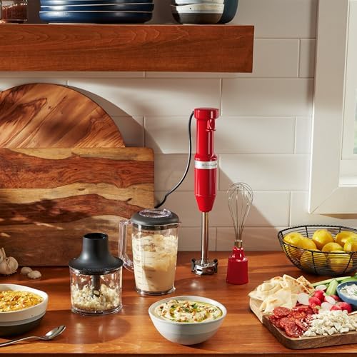 KitchenAid Variable Speed Corded Hand Blender with Attachments, KHBV83 - Image 3