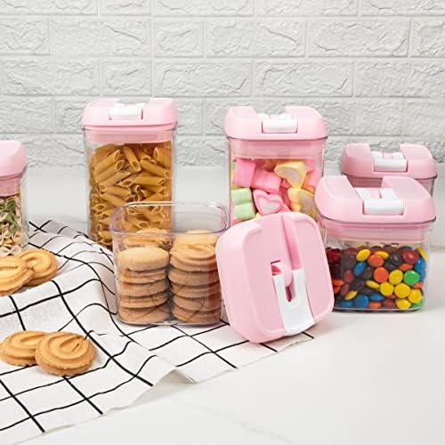 Airtight Food Storage Container Set-10 Piece Plastic Cereal Canisters