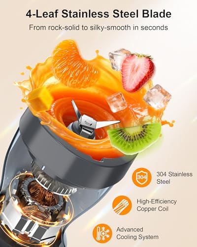 Smoothie Blender and Grinder Combo, 10-Piece Blenders Shakes - Image 3