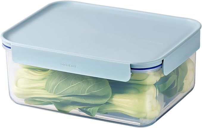 LocknLock Classic-Plus Plastic Food Storage Container | Airtight Plastic Food Storage Containers with Lids | BPA Free Stackable Food Storage for Meal Prep, Leakproof, Freezer & Dishwasher Safe, 2.1L