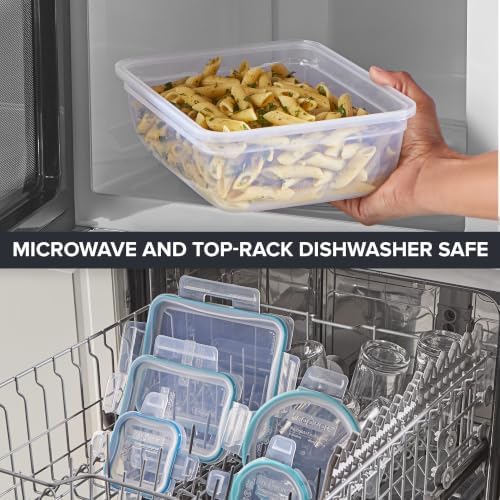 Plastic Total Solution (21-Pack) Large Food Storage Containers Set