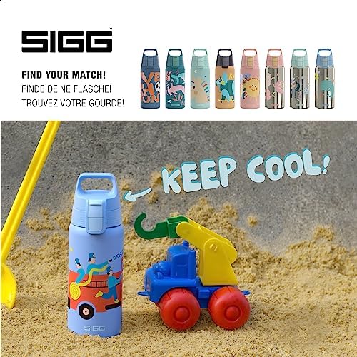 Insulated Kids Bottle - Shield One Therm - For Carbonated Beverages - Dishwasher Safe - Stainless Steel - 17 Oz