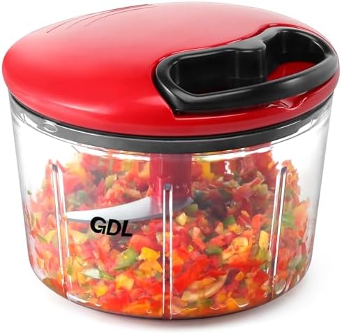 Food Chopper, Vegetable Chopper, Pull String Onion Chopper Dicer, 800ML