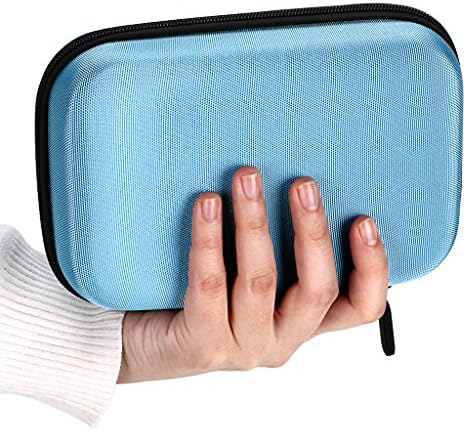 Hipiwe Hard Shell Essential Oil Carrying Case Holds 12 Bottles, Blue - Image 4