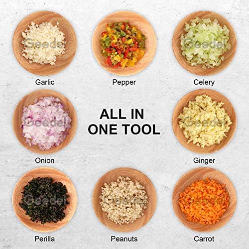 Geedel Food Chopper, Manual Vegetable Chopper Cutter, Slap Onion Cutter - Image 5