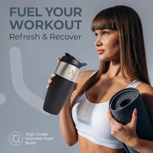 PROMIXX Pursuit Stainless Steel Shaker Bottle 32oz, Ceramic White - Image 6
