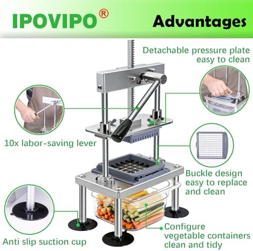 French Fry Cutter for Potatoes Vegetable Onion Food Tomato Chopper
