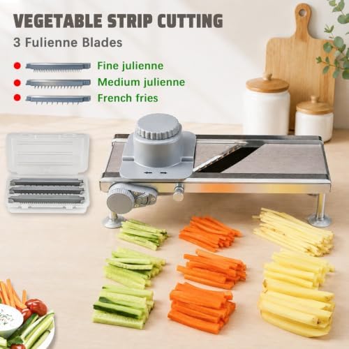 Mandoline Slicer Adjustable Vegetable Onion Potato Food Cutter