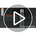 Stanley Heritage Classic Vacuum Bottle with Handle 2.0 qt | Wide Mouth with Leakproof Cup Lid | Keep Drinks Hot or Cold for Travel | Insulated Stainless Steel Thermal Bottle | Hammertone Green