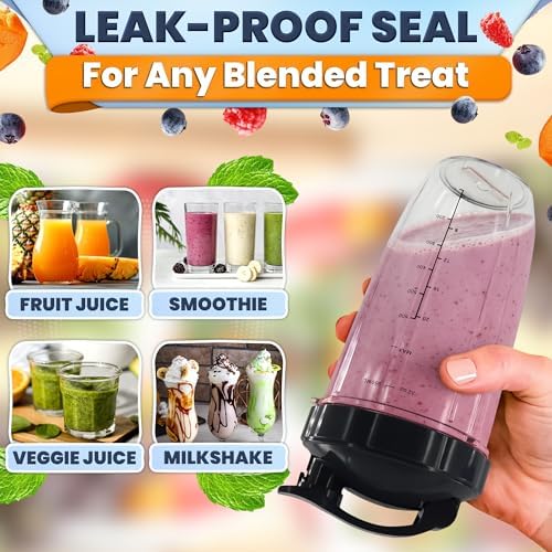 2 Pcs Blender Cup Replacement 32 oz, Extractor Blade, 7 Pieces Set - Image 3