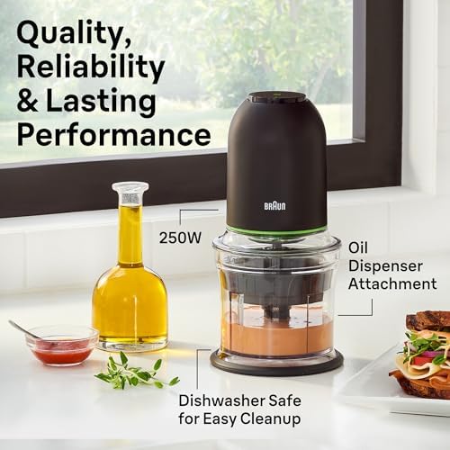 Braun EasyPrep™ Mini Food Processor, 4 Cup, Two Speed Pulse, QuadBlade - Image 5