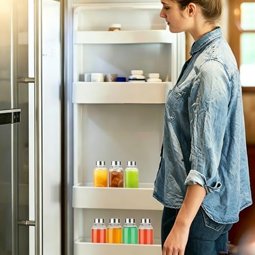 Glass Water Bottles with Lid, Clear, 17oz, 3 Packs - Image 6