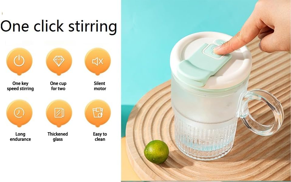 Stirring Mug Cup, Electric High Speed Mixing Cup