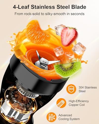 Smoothie Blender and Grinder Combo, 10-Piece Blenders Shakes - Image 3