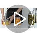 Large Square Glass Jars with Airtight Lids 78 oz 3 Pack Wide Mouth