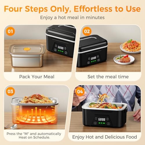 2026 Upgraded Cordless Electric Food Warmer Lunch Box