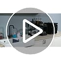 Cabinet, 2 Pack Under Sink Organizer, 2 Tier Sliding Bathroom Kitchen Organizer, Large White ABS Baskets, Easy Install & Clean